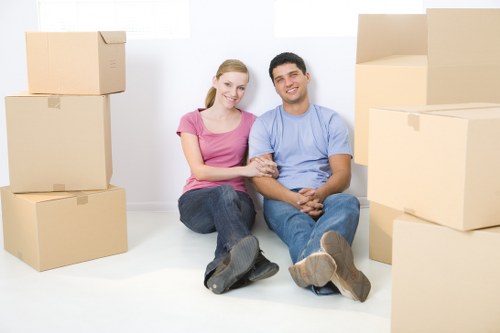 Local home moving team helping with a residential relocation in Harringay
