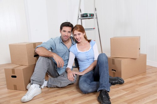 Local removals team assisting a business move in Harringay