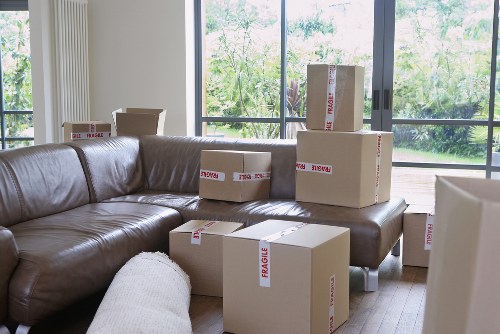 Office boxes and equipment organised for a smooth commercial move